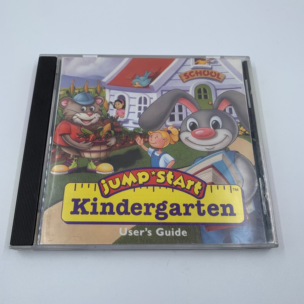 Knowledge Adventure JumpStart Kindergarten PC Mac CD-ROM 1996 Good Vintage Ed
